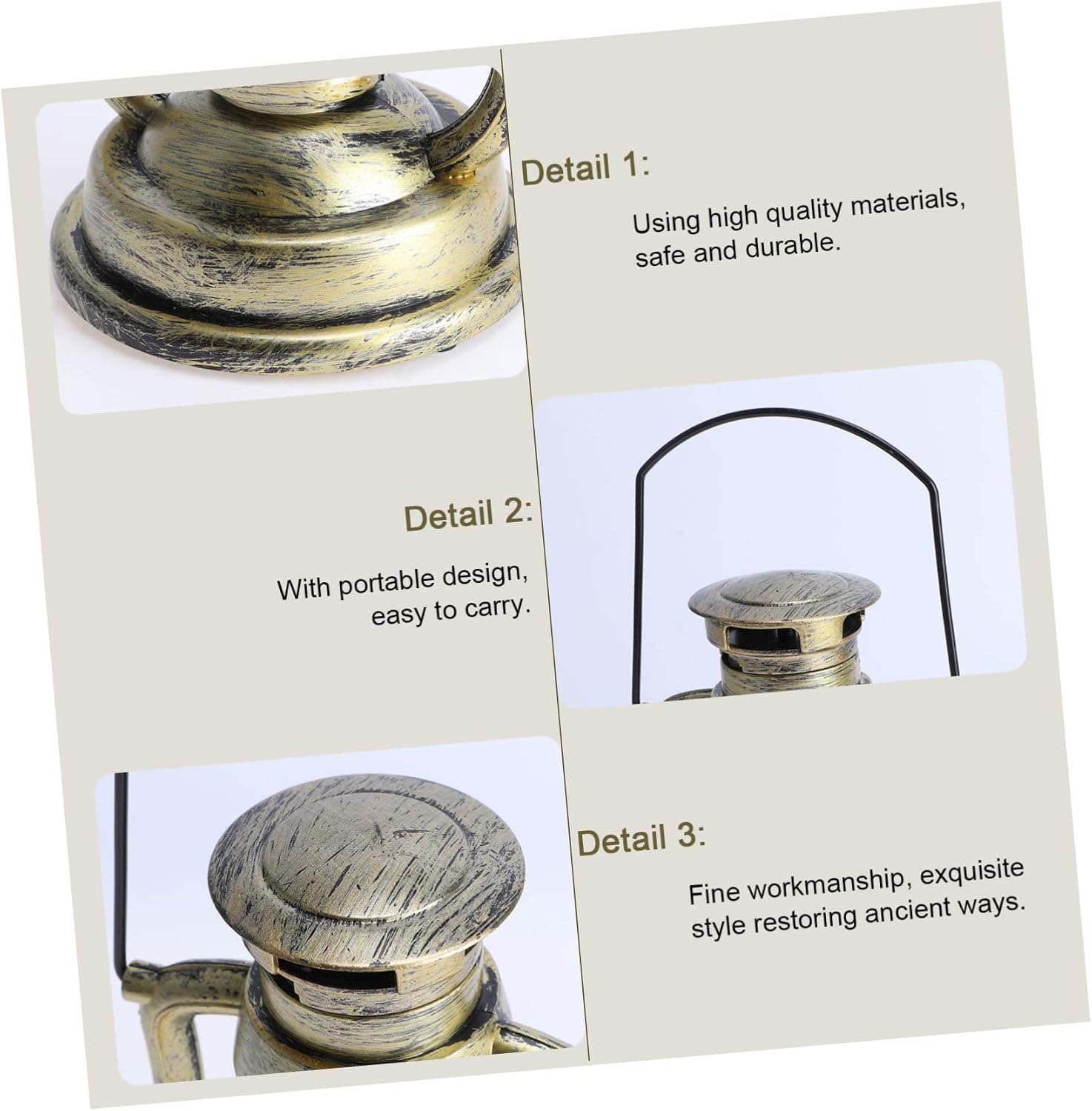 Retro Kerosene Lamp Handheld Decorative Night Light for Bar Party image 3