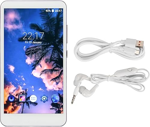 Miniatura 5 de Reproductor MP4 con Bluetooth y, reproductor MP3 MP4 con 5 pulgadas completo, reproductor de música MP4 estéreo HiFi compatible con App Store,