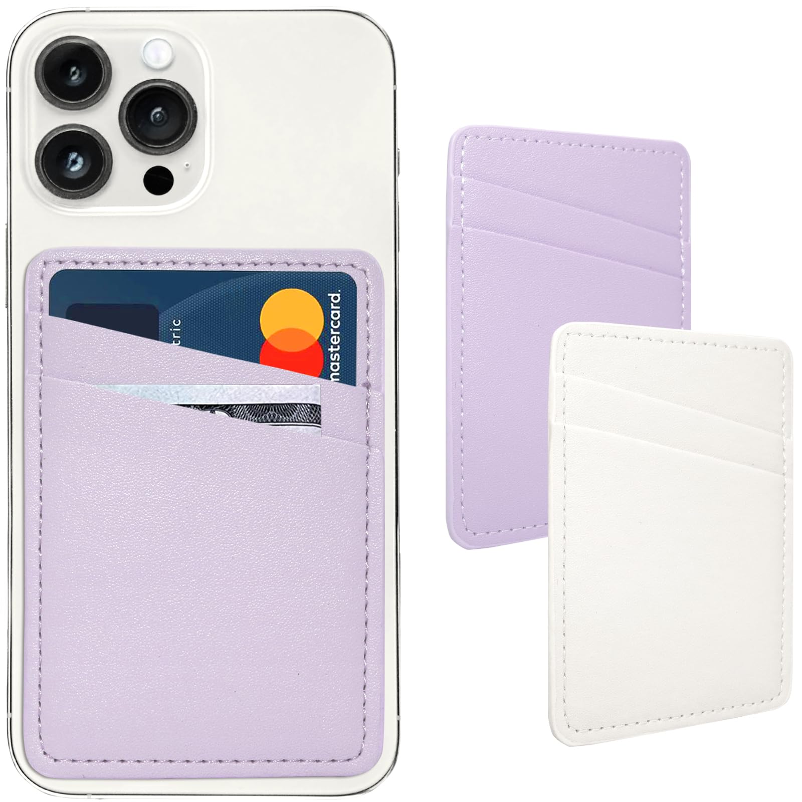 credit card sleeve for cell phone Amazon.com: Phone Wallet Stick On, Leather Phone Card Holder, Credit Card  Holder for Phone Case Compatible with iPhone, Samsung and Android