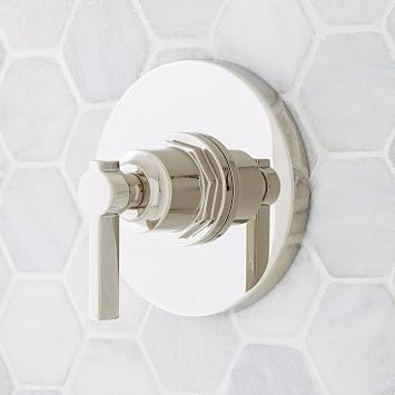 Signature Hardware 449087 Greyfield Pressure Balanced Valve Trim - Valve Included - Polished Nickel