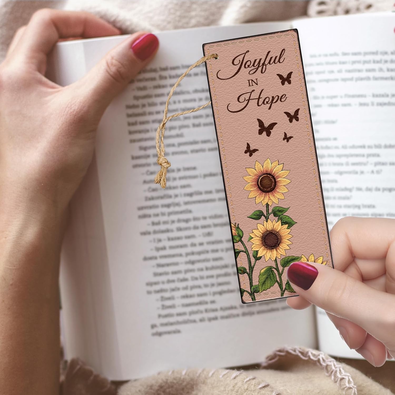 Bible Cover Case for Women PU Leather Bible Case Set Sunflower Bible Book Cover with Bookmark Leather Carrying Book Case with Handle Zipper Pockets Ideal Gift for Women Men Lady Girls