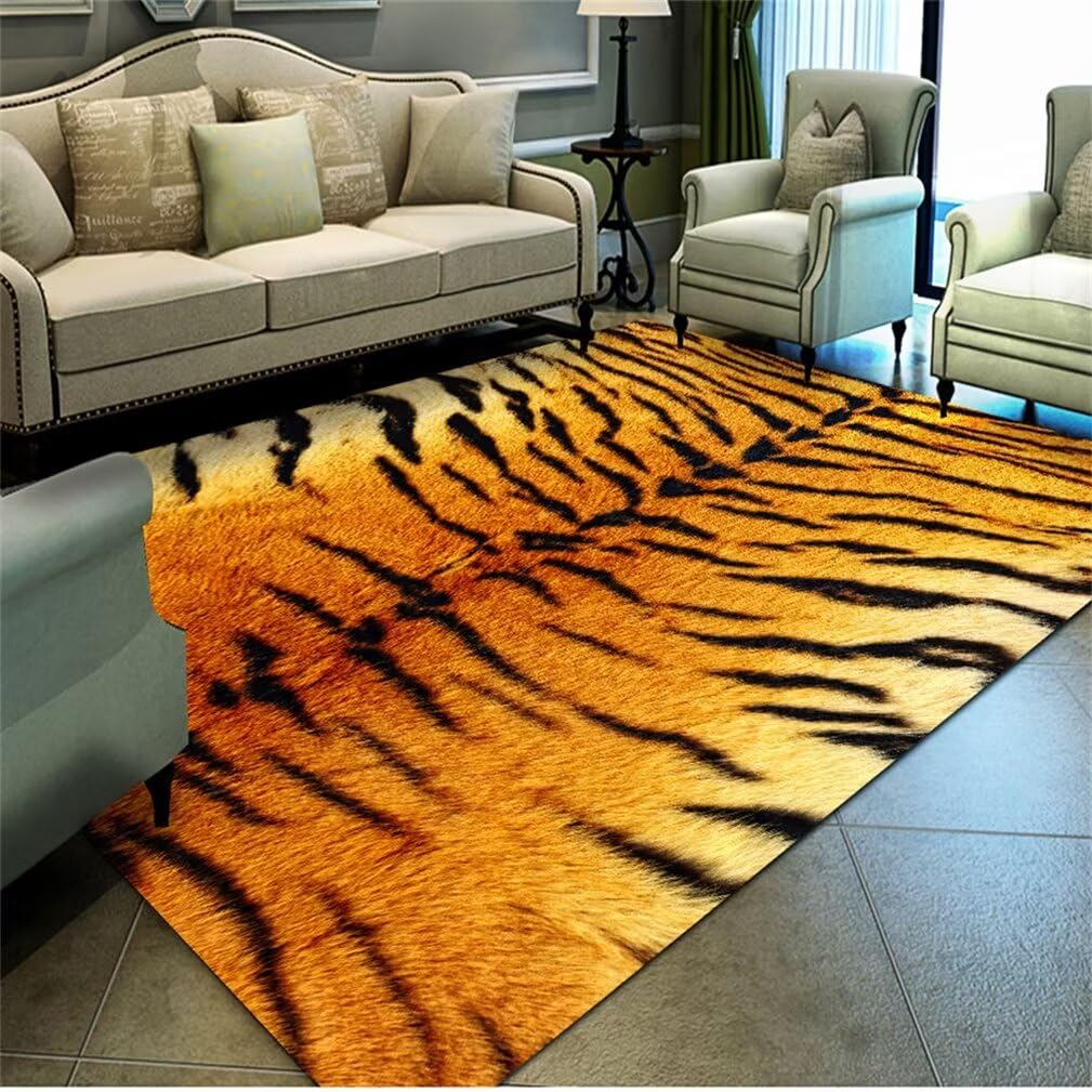 Tapis chambre enfants marron 180x250 cm tout doux et lavable