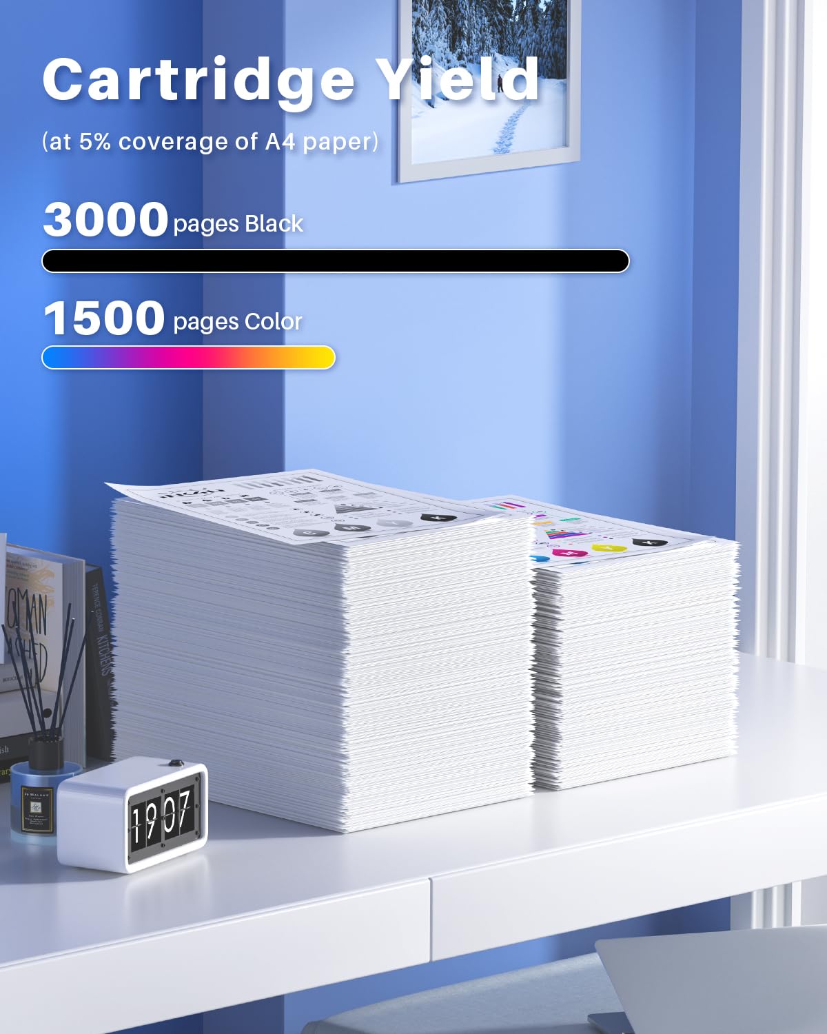 INK4U Cartucce LC426 8-Pack, Compatibil per Brother LC426VAL LC426XL con Brother MFC-J4335DW MFC-J4340DW MFC-J4535DW MFC-J4540DW (LC-426BK, LC-426C, LC-426M, LC-426Y, con 8 LC426 Cartucce)