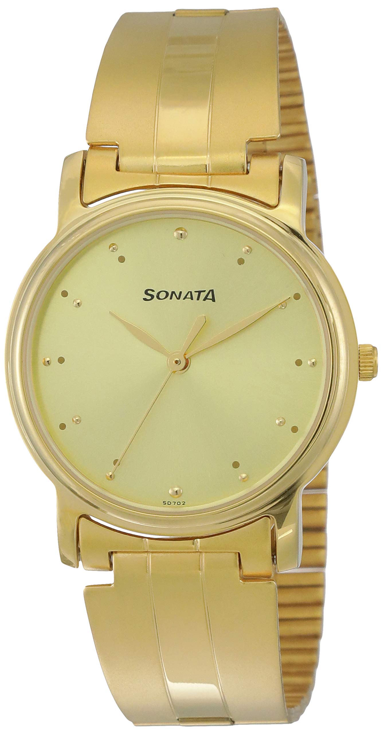 Sonata Analog Gold Dial Mens Watch NM1013YM24/NN1013YM24/NP1013YM24 (B00GSJ2L04) Amazon Price History, Amazon Price Tracker
