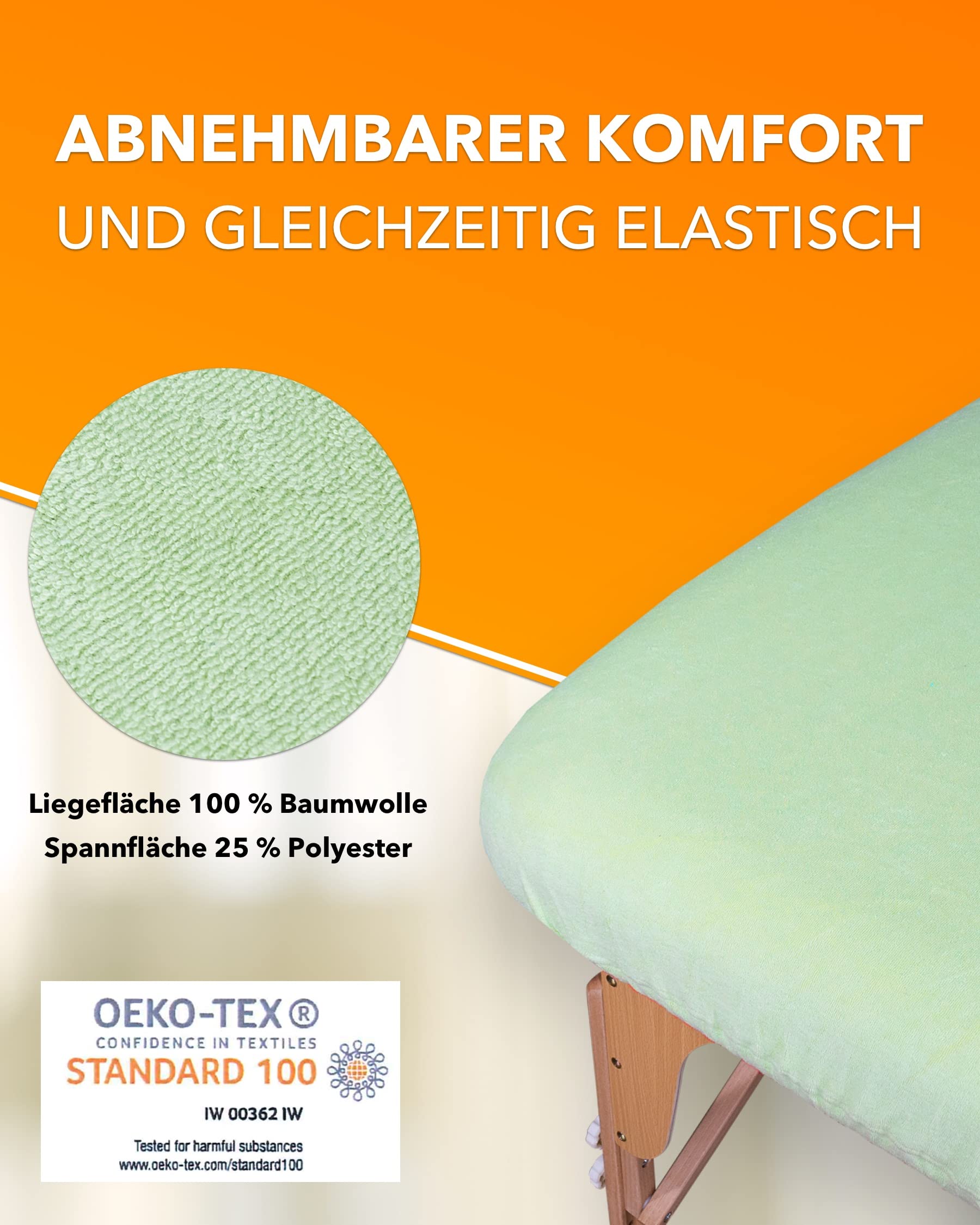 Zen – Spannbezug für Massageliegen & Kopfstützen – weiches Frottee-Spannbetttuch für Kosmetik-, Therapie- & Behandlungsliegen – Liegenbezug waschbar bei 60° – Massage-Zubehör (Burgund)