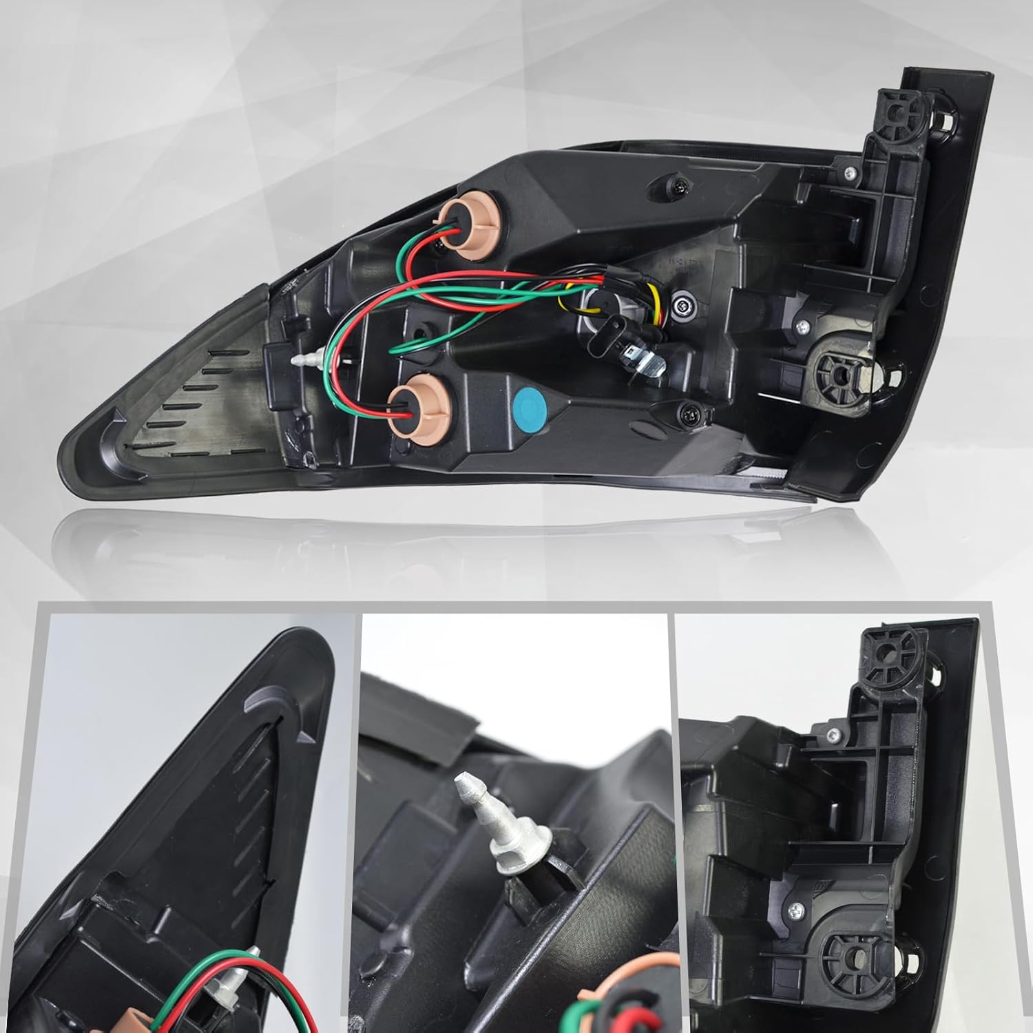 Left Driver Side Outer Rear Brakes Lights Assembly Compatible with Chevrolet Traverse 2013 2014 2015 2016 2017 Rear Halogen Tail Lamp Replace:84266019 23301756 GM2804112