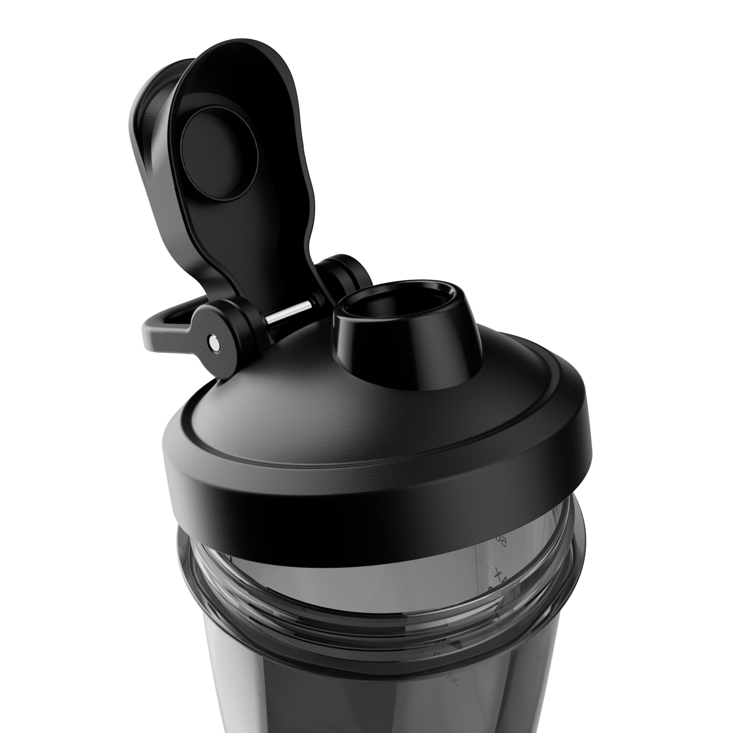 VOLTRX VortexBoost Electric Shaker Bottle, USB C Rechargeable Protein Shake Mixer, Shaker Cups for Protein Shakes and Meal Replacement Shakes, BPA-Free, Made with Tritan, Black — Amazon image 3
