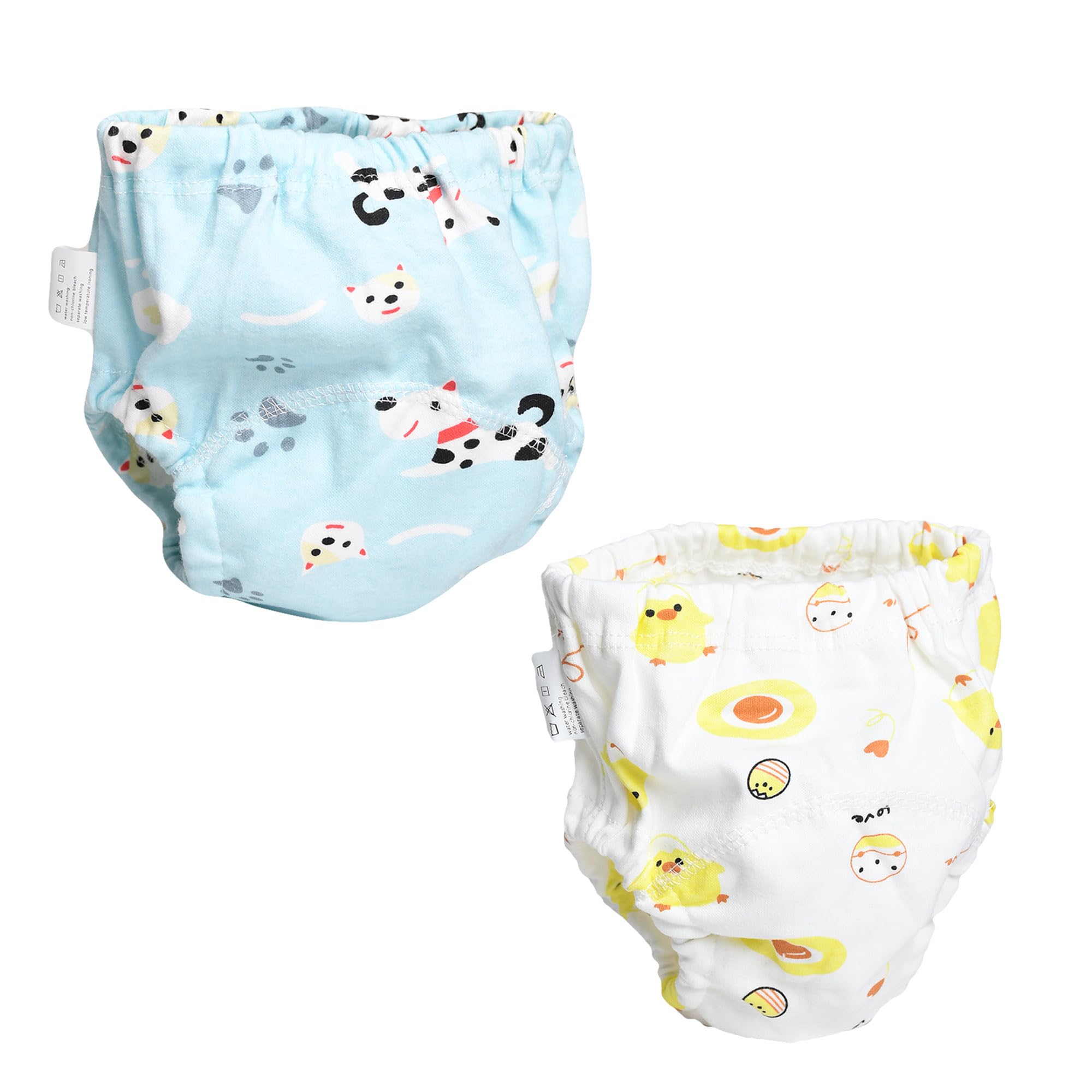 THE LITTLE LOOKERS Potty Training Pants for Babies I Reusable & Waterproof Pull up Underwear | Cloth Diaper for 1 Years - 2 Years Baby (Blue & White Duck, Pack of 2)-image-9