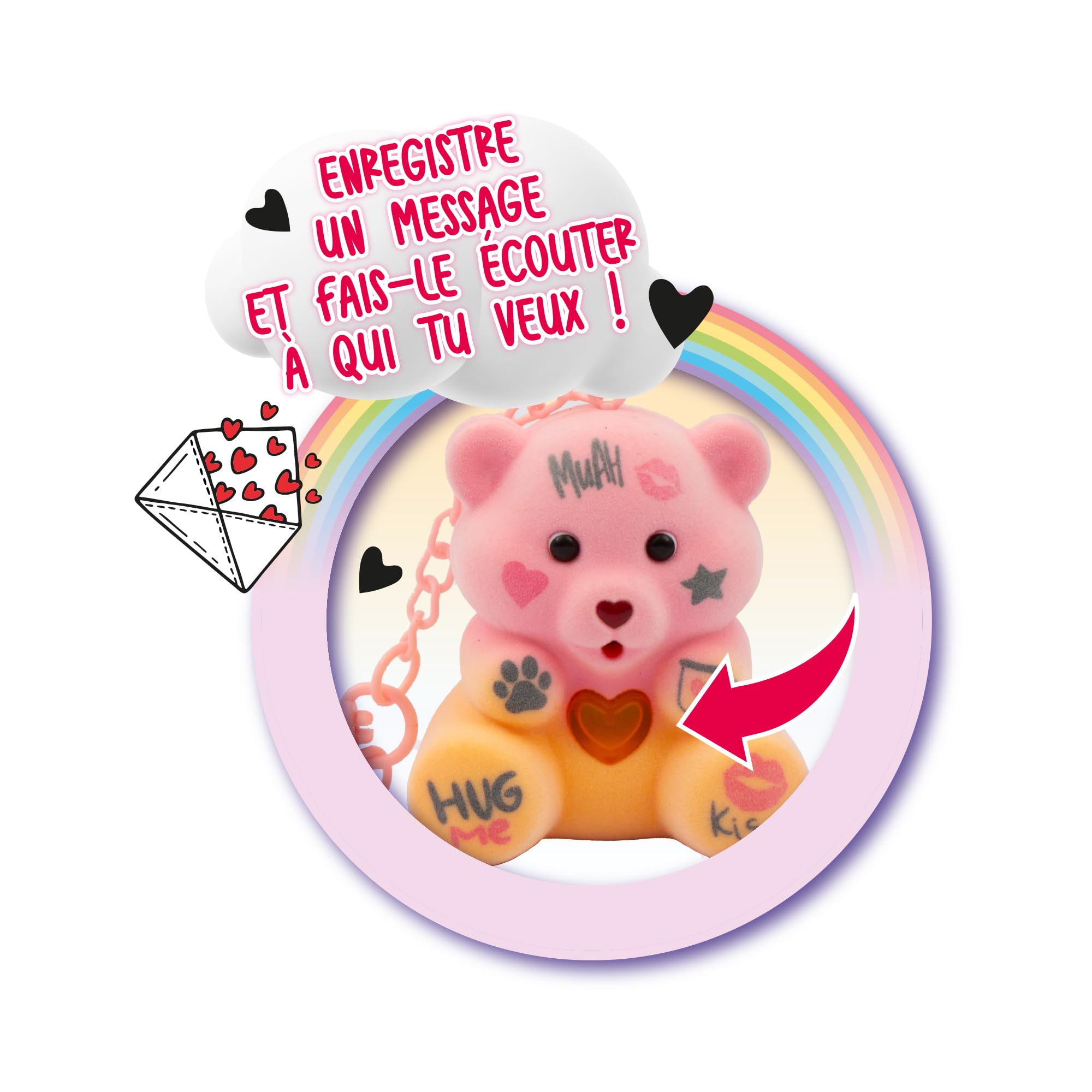 Coccolotti, Love & Tell interesujący miś, efekty dźwiękowe i świetlne, model miodu, dla dzieci od 3 lat, CCL151