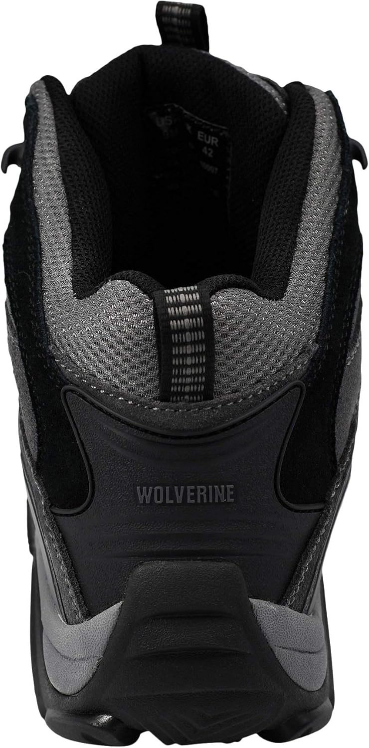 Wolverine Mens Wilderness Hiking Boot 9 Charcoal