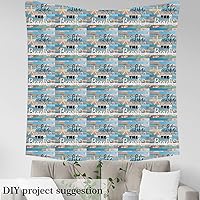 Vista 131 de Mexican African Pattern Fabric by The Yard,Tribal Ethnic Abstract Art Outdoor Decor,Aztec Style Modern Style,Exotic Room Decor Fabric,2 Yards,72" L