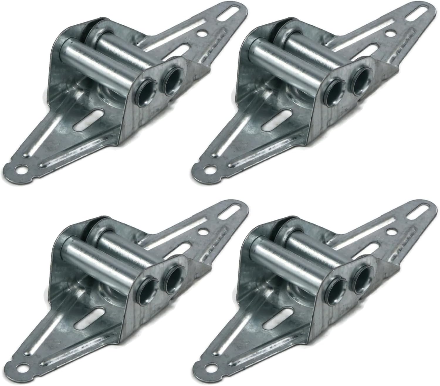 The ROP Shop | (Pack of 4) Overhead Garage Door #2 Hinges, Narrow Body for Edge Panel Mounting