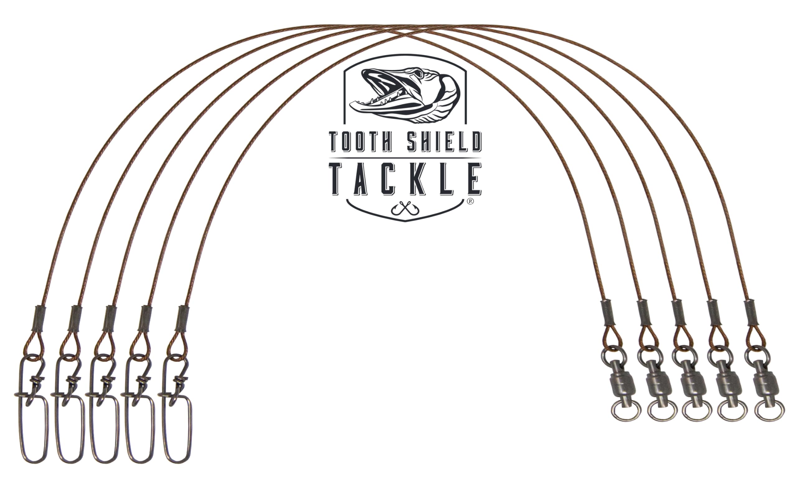 Tooth Shield Tackle 5 Pack 90 lb 12