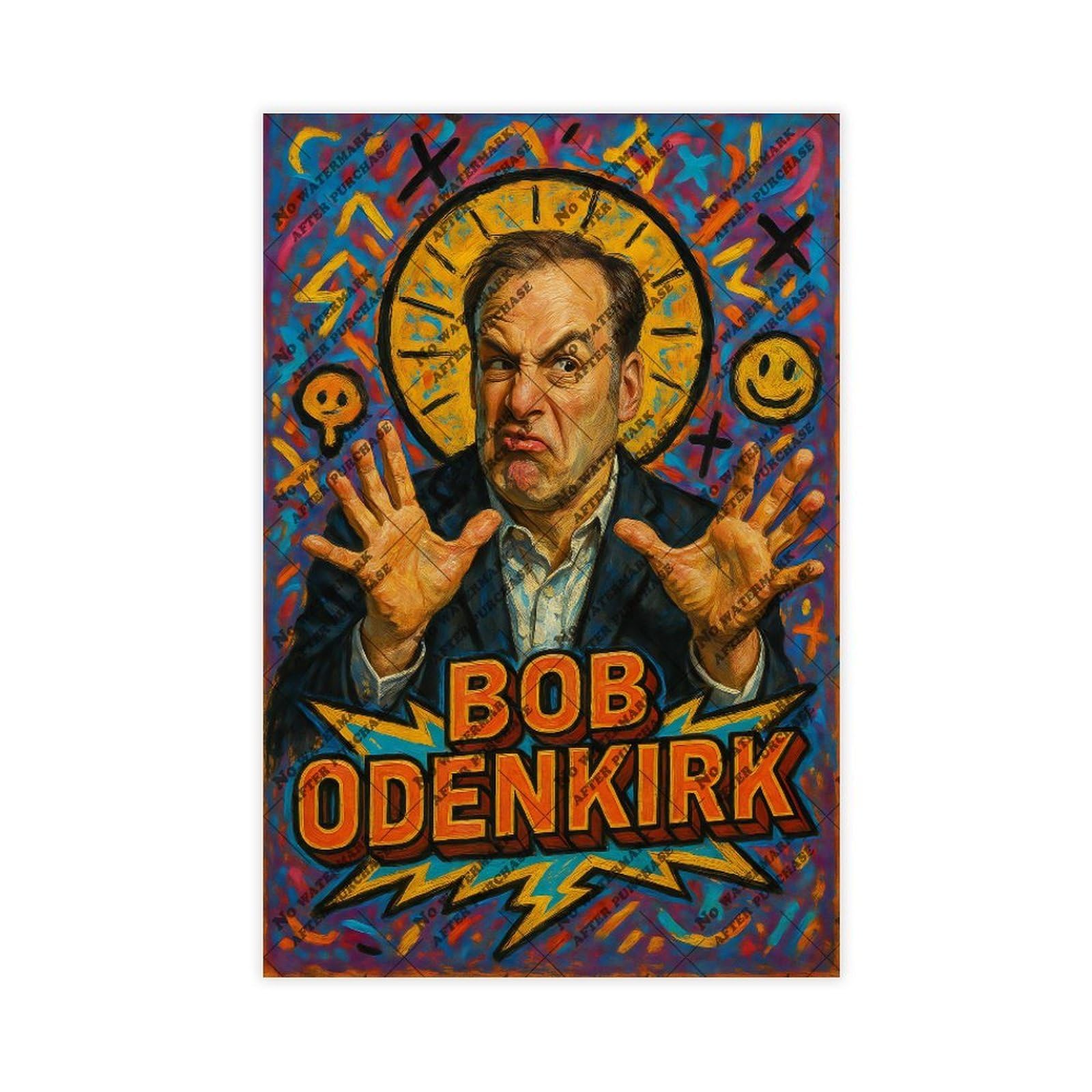 ZYGNBHL Poster della commedia attore Bob_Odenkirk, decorazione per soggiorno, 60 x 90 cm