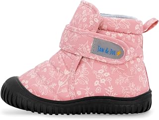 JAN & JUL Toasty-Dry Booties for Toddlers | Insulated, Water Resistant, Sherpa Fleece-Lined, Lightweight Snow Boots for Little Kids, PFAS-Free