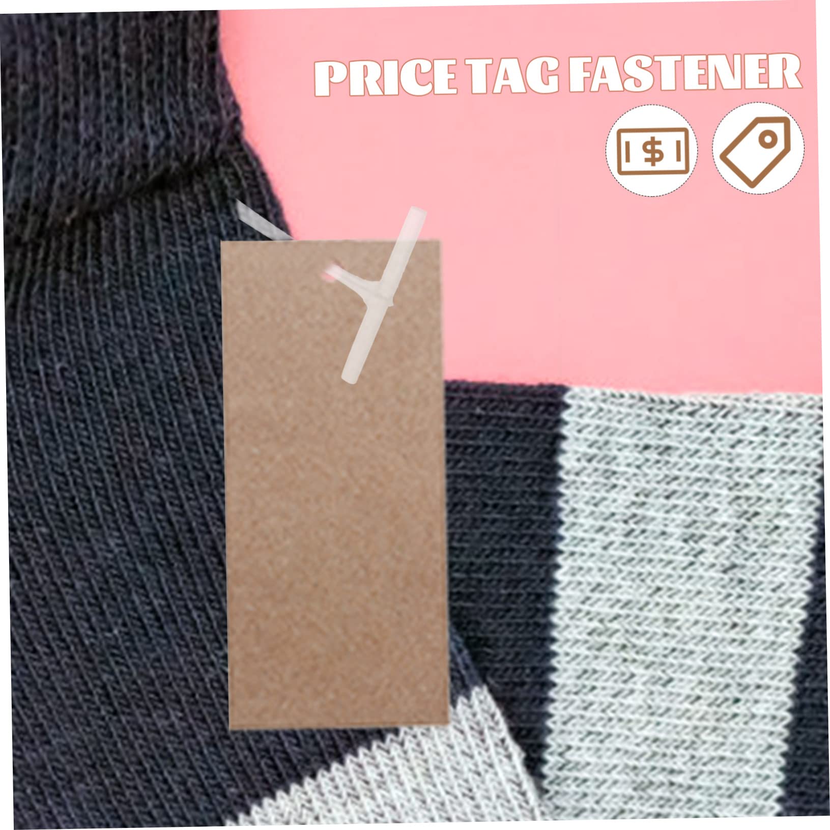 HOODANCOS - Plastic Sock Glue Needle Tag Fastener Tag Snap Rope Clothing Accessories