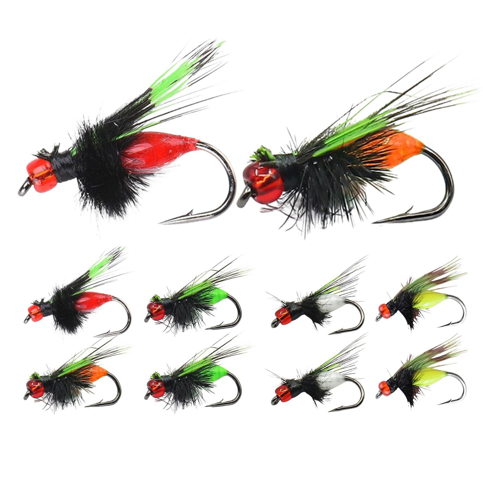 ensemble leurres pêche à mouche truite nymphes premium 32 - Morocco
