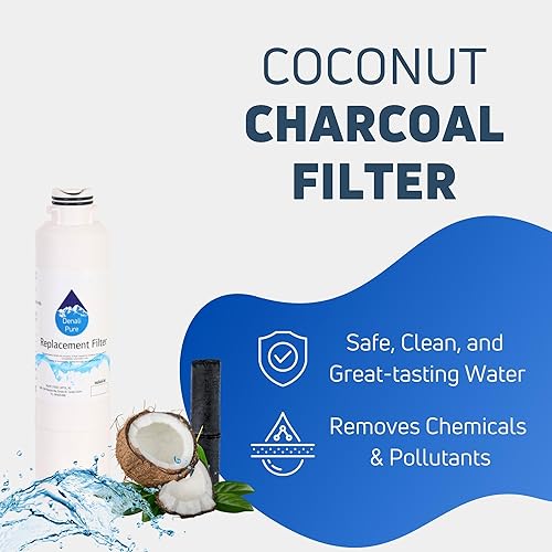 Miniatura 4 de 4-Pack Repuesto para Samsung rsg309aarsxaa-0002Filtro de agua para nevera (Compatible Cartucho de filtro de agua para nevera Samsung DA2900020B,