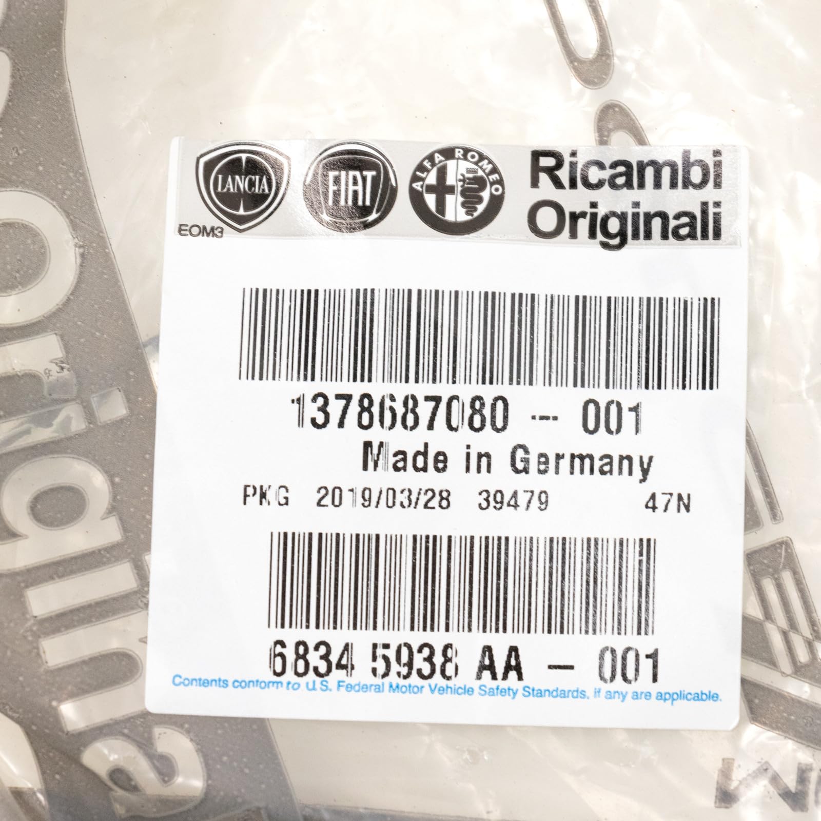 Original Motorhaubendämmmatte 1378687080