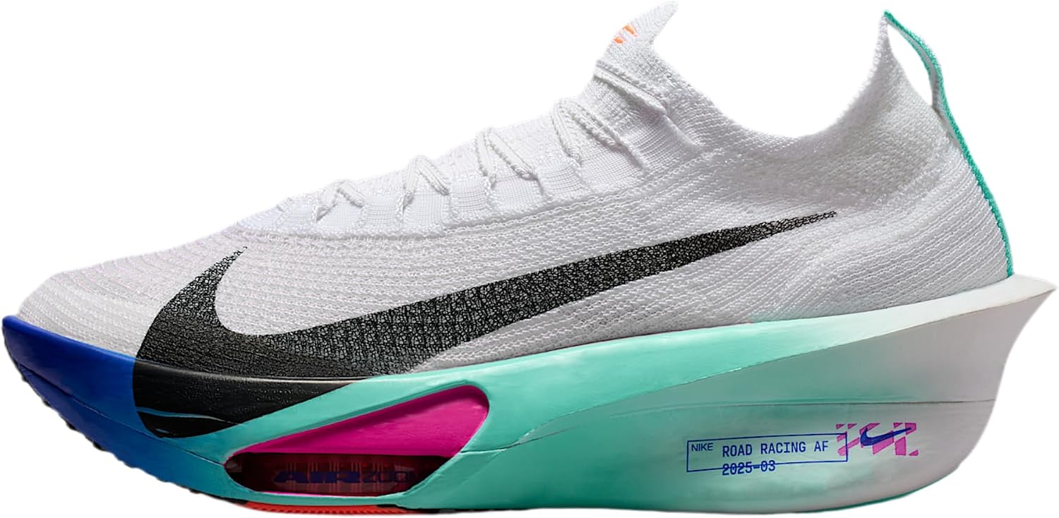 Nike Alphafly 3 Men's Road Racing Shoes (White/Hyper Turquoise/Concord/Black)