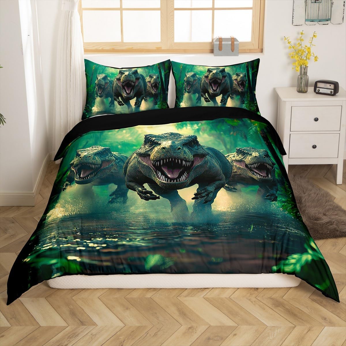 Brown and Black Duvet Cover Queen Size Abstract Bedding Set for Kids Boys Girls Decor Buffalo Check Comforter Cover Breathable Soft Lightweight Microfiber Modern Bedroom Decor Bedclothes