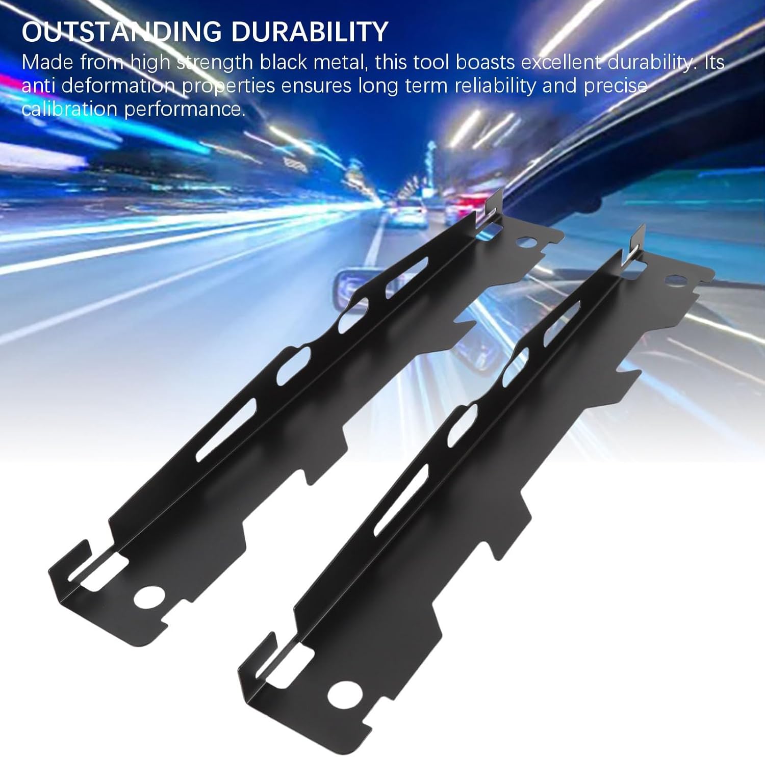 Wheel Alignment Tool Toe Front End Alignment Tool Plate with Secure Grooves for Cars Trucks SUVs Off Road Vehicles (No Tape Measure)