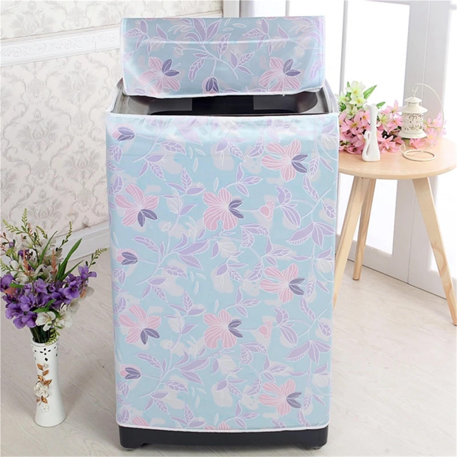2 pezzi di copertura for protezione solare, for lavatrice, custodia impermeabile protettiva for per Interno(Green,60x62x95cm)