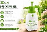 Garden Hand Pressure Sprayer 2L - Pressure Sprayer for Plants, Garden & Balcony - Pump Sprayer with Adjustable Nozzle, Ergonomic Handle & Safety Valve - Spray Bottle for Fertiliser - 2