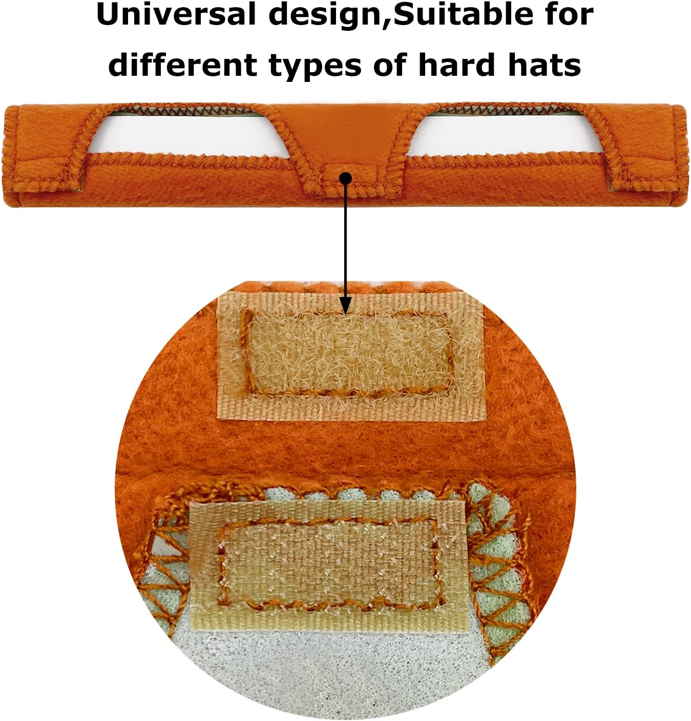 6Pcs Hard Hat Sweatband,Helmet Welding Antiperspirant Belt SweatBand Air Cushion Sweatband Cotton Helmet Comforter Pad - - 