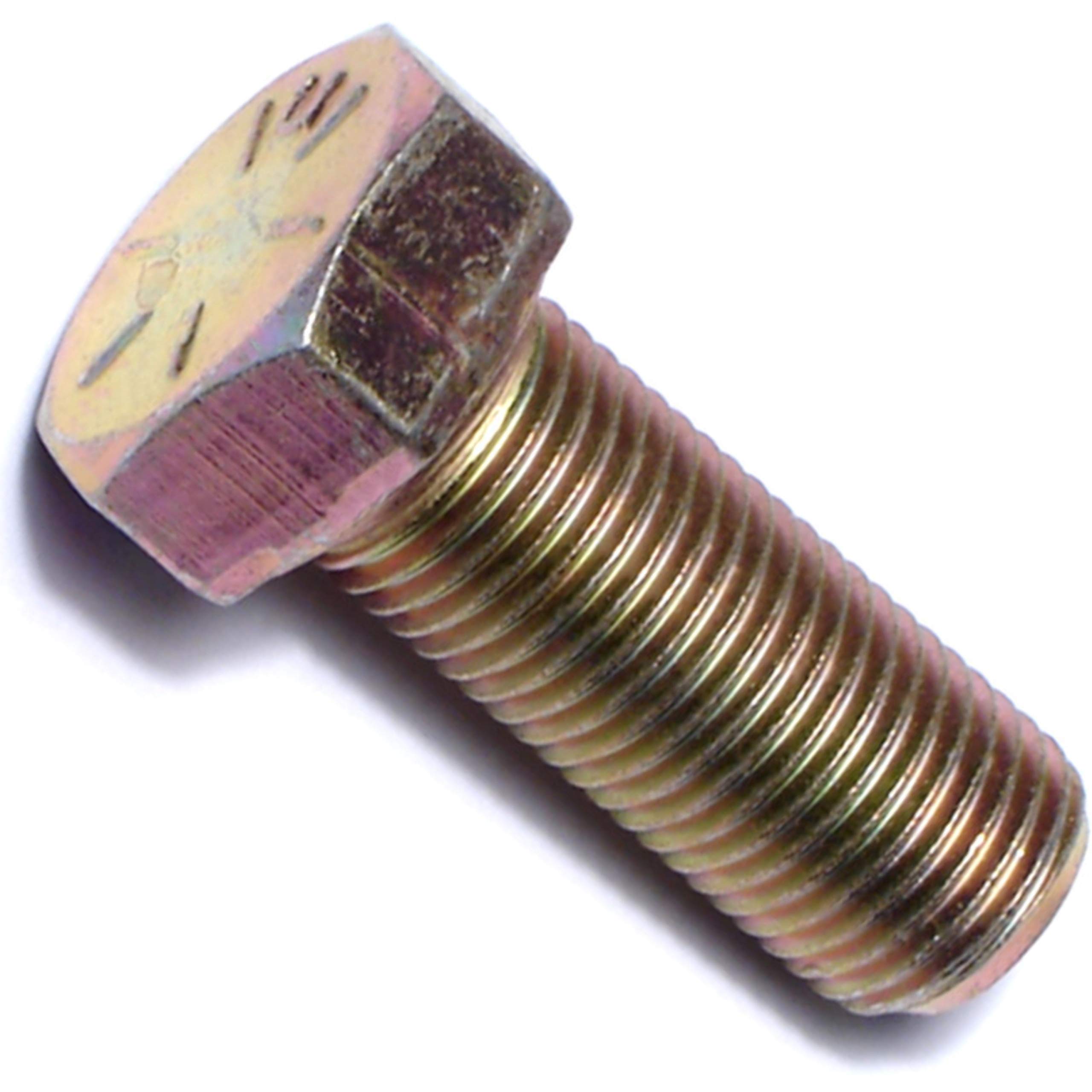 Hard-to-Find Fastener 014973253776 Grade 8 Fine Hex Cap Screws, 1/2-20 x 1-1/4, Piece-4 , yellow