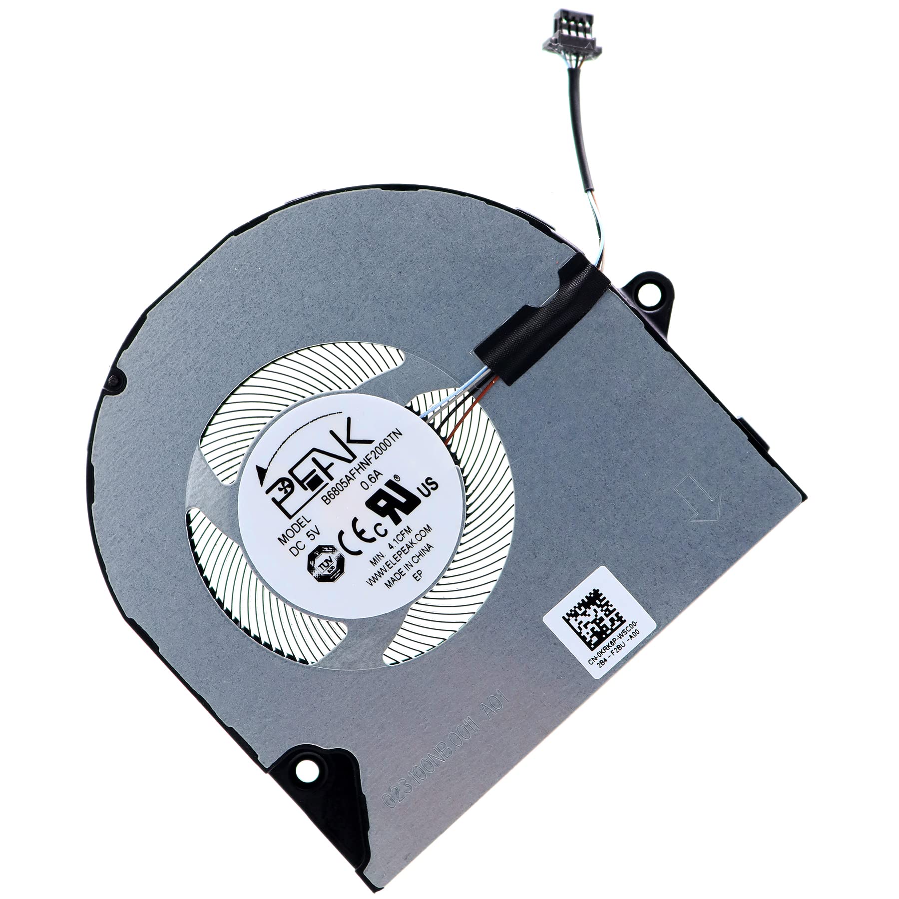 Amazon.com: Deal4GO CPU Cooling Fan KRK6P 0KRK6P EG50050S1-CH90