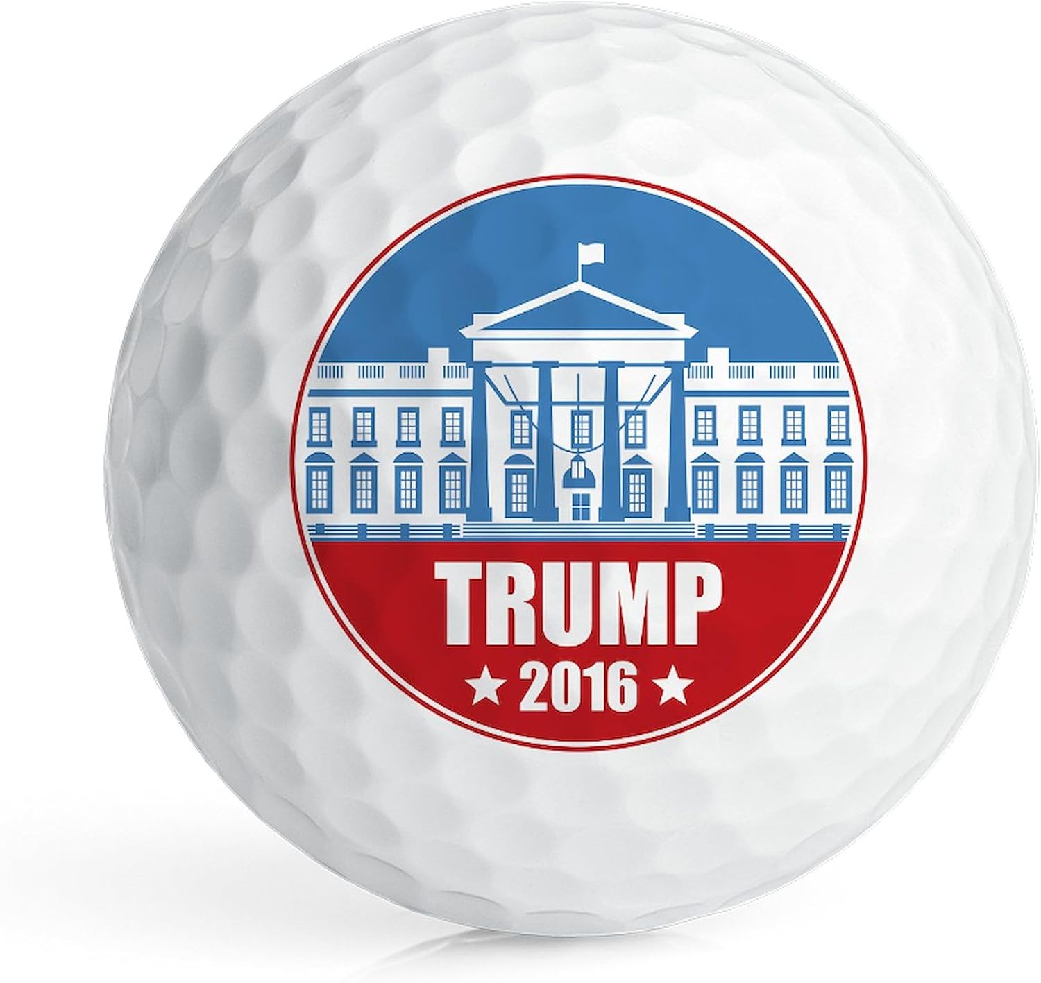 CafePress White House Trump Novelty Golf Balls (Pk of 12)