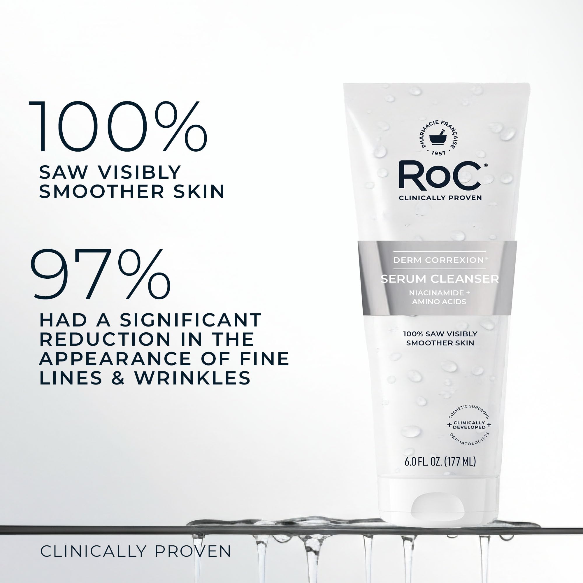 RoC Derm Correxion Serum Cleanser - Anti-Aging Face Wash -5