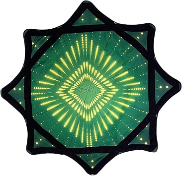 Flow Star Spinning Cloth, Flowstar Spinning Octagonal Cloth, Sided Print Fingertip Rotating Juggling Toy, Spin Fingertip Toy for Beginners and AdvancedStyle 6