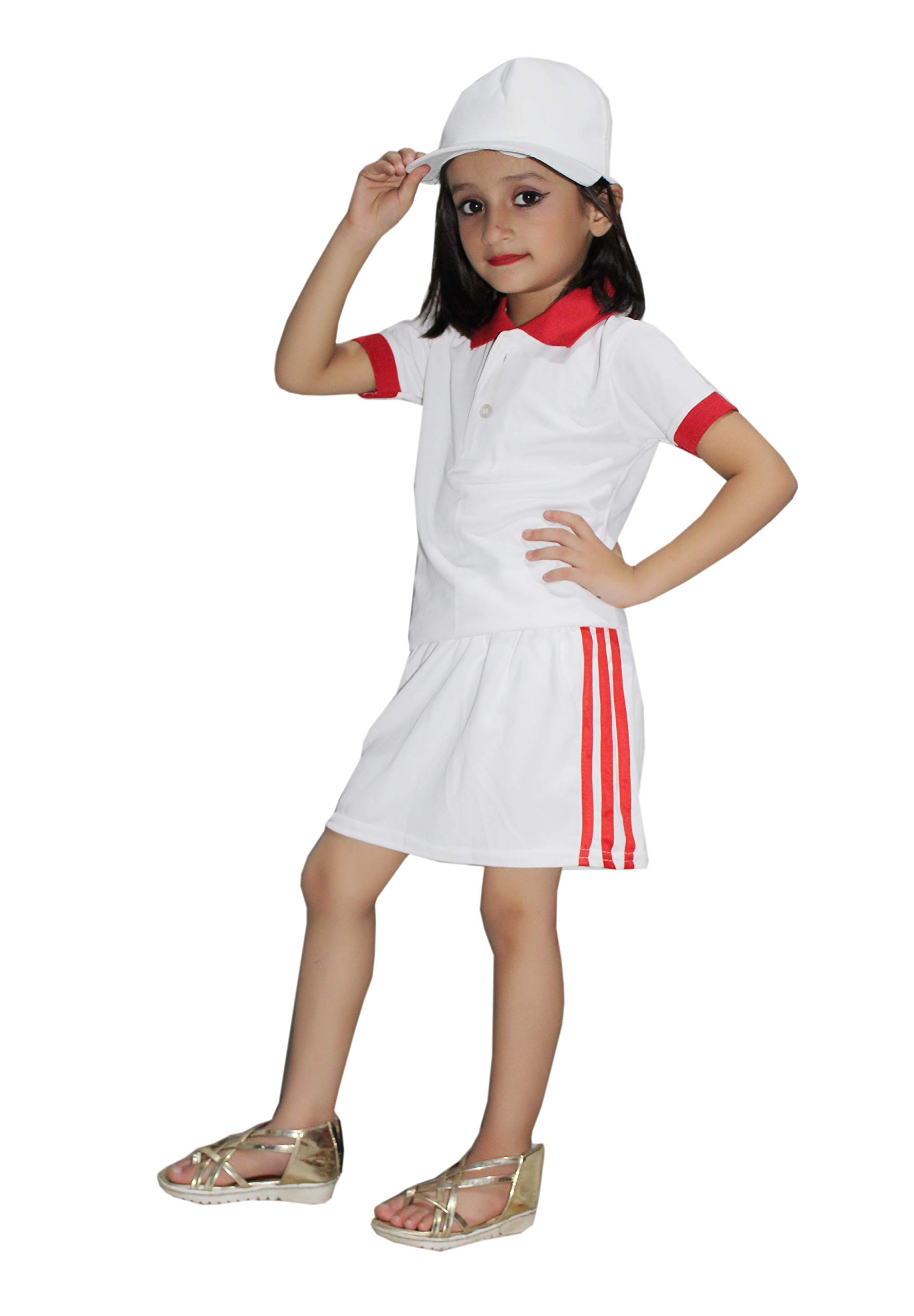 Buy Kaku Fancy Dresses National Hero Sania Mirza,Tennis Player Costume