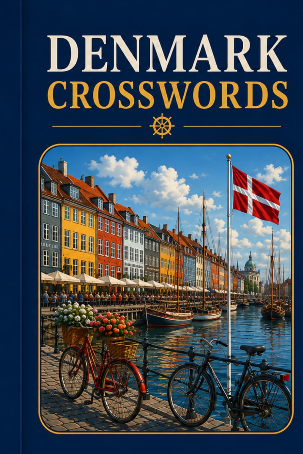 DENMARK CROSSWORDS.: 6x9 Inches, 120 Pages | 60 crosswordsPuzzles | Solutions Included|