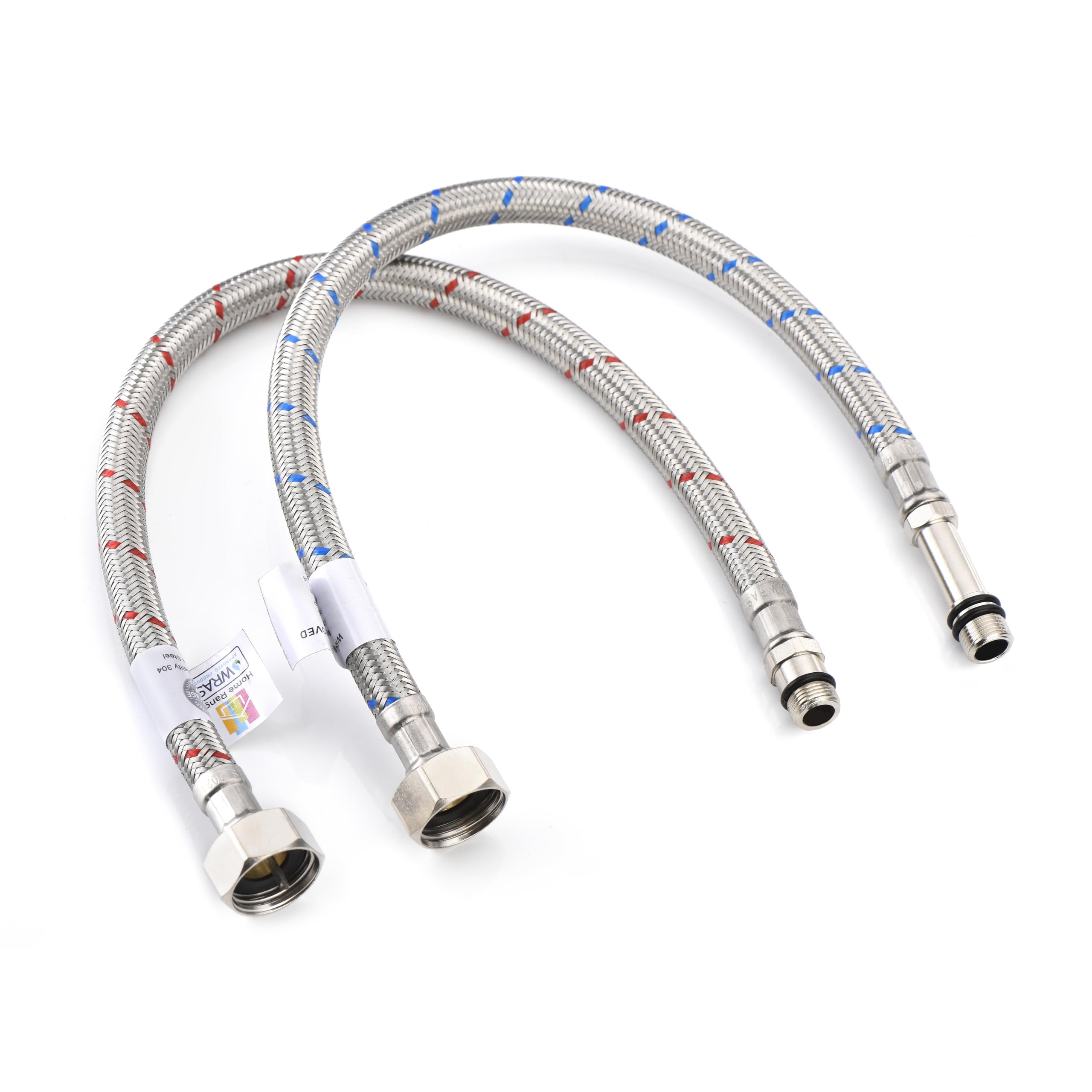 Home Range 400mm WRAS Approved 2 x M12 x 1/2”, Silver