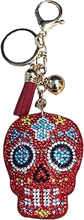 Popfizzy Rhinestone Keychain Accessories for Women, Car Keys Keychain Charms, Bling Purse Charms for Handbags, Cute Keychain