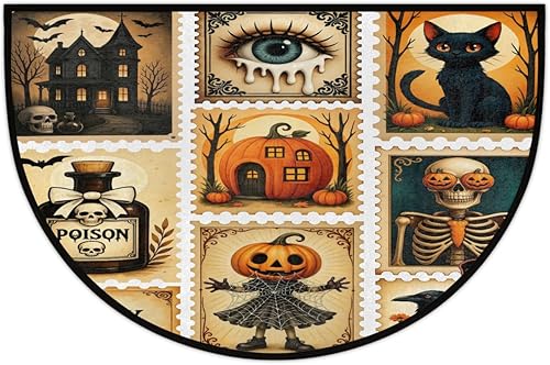 Miniatura 205 de Pardick Money - Tapete semicircular de billete de 100 dólares, antideslizante, duradero, lavable, para sala de estar, dormitorio