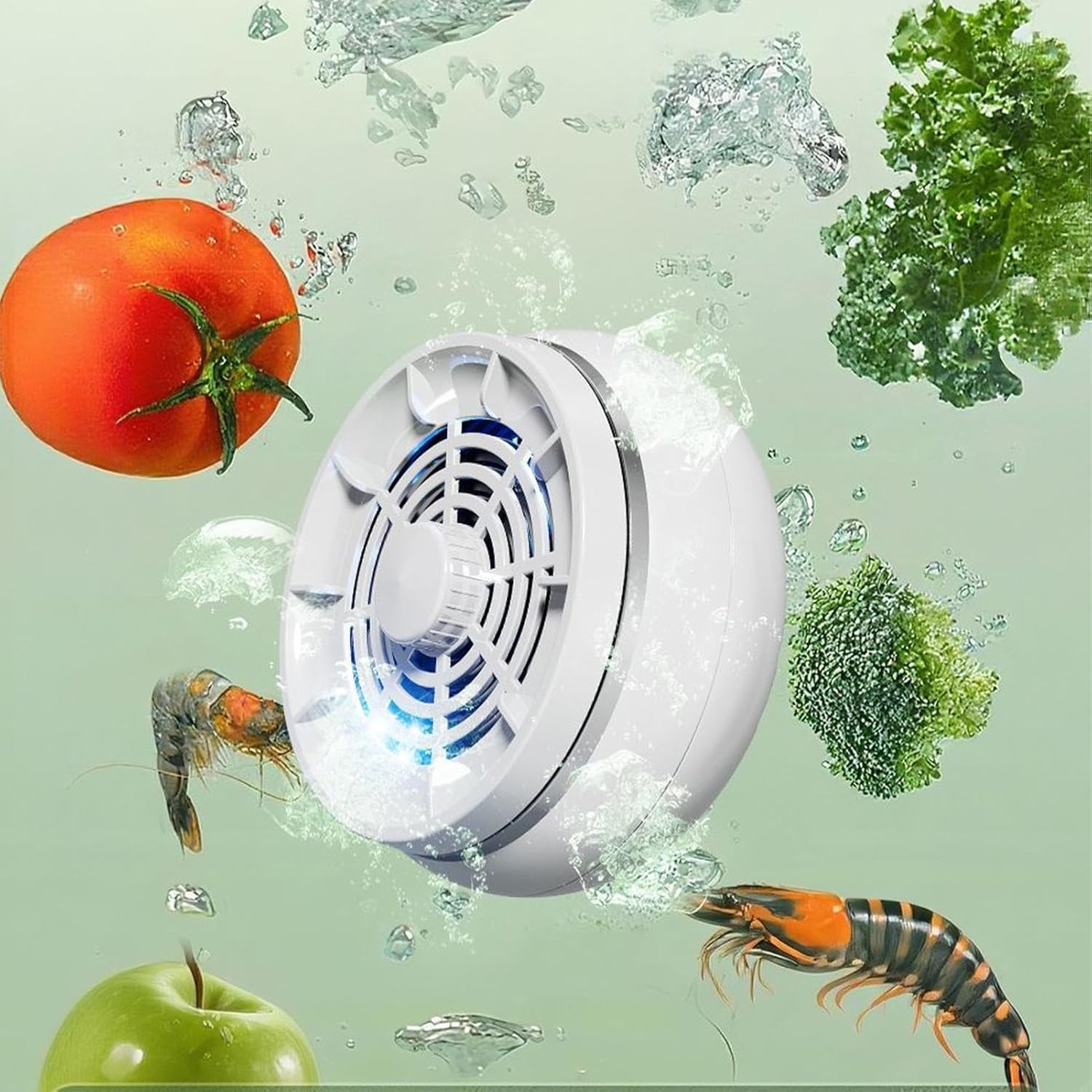 Vegetable Fruit Purifier, Portable Automatic Vegetable & Fruit Cleaner Washer, 4 Modes Fruits Salad Cleaner Machine, Vortexs Technology to Remove P-esticides, for Home Kitchen Cooking