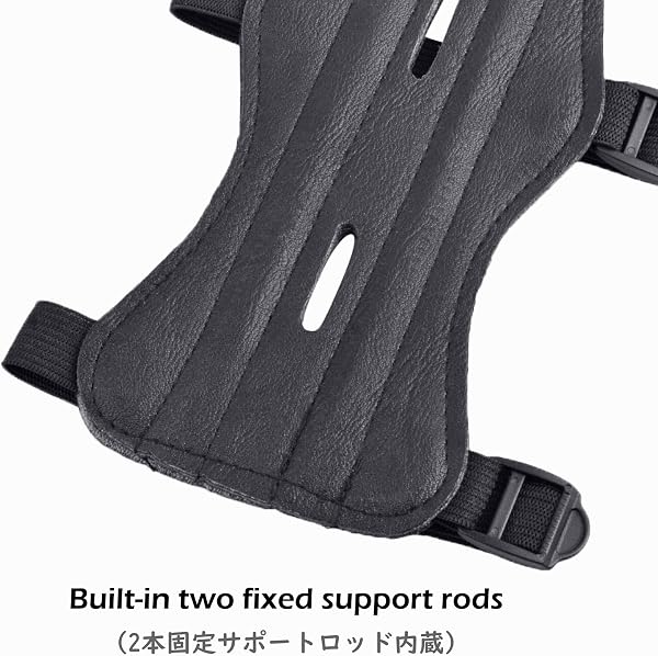 TRIWONDER Protège Bras de Tir à l'arc Garde Bras avec Sangles Réglables pour Arc Classique Arc Traditionnel - 4