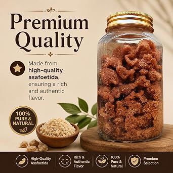 Farm Royale Hing/Asafoetida Whole - 200g /100% Natural and Pure | No Added Color (1)