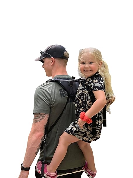 Piggyback Rider SCOUT model - Child Toddler Carrier Backpack for Hiking Trails Camping Fitness Travel Orange