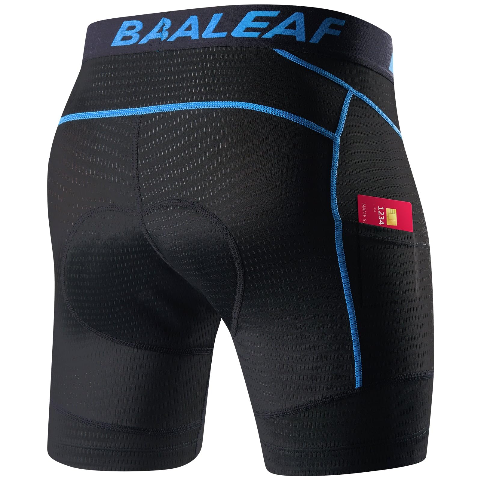 baleaf Men's Cycling Underwear 4D Padded