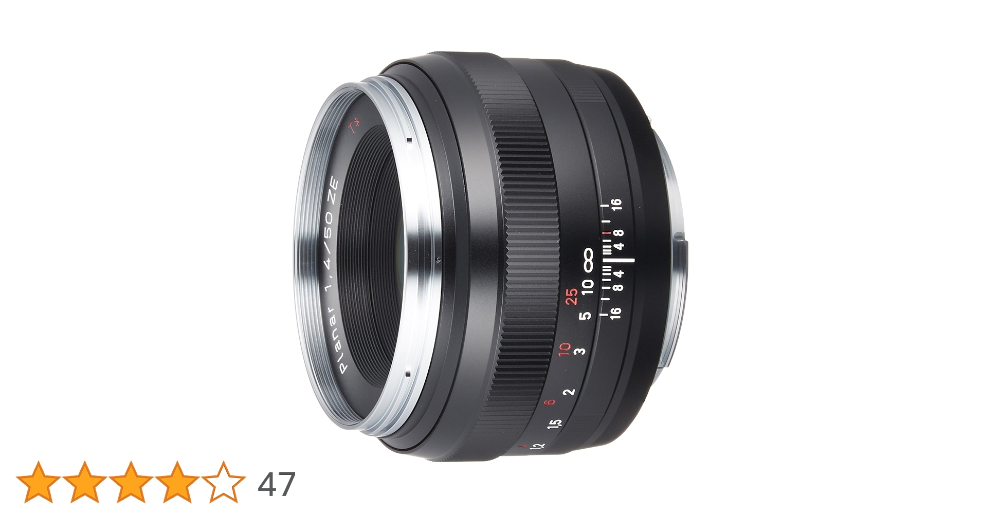 Carl Zeiss Planar プラナー T* 50mm F1.4 キャノン プラナー50mm F1.4 ZE キヤノン用 《Carl Zeiss Planar T* 1.4