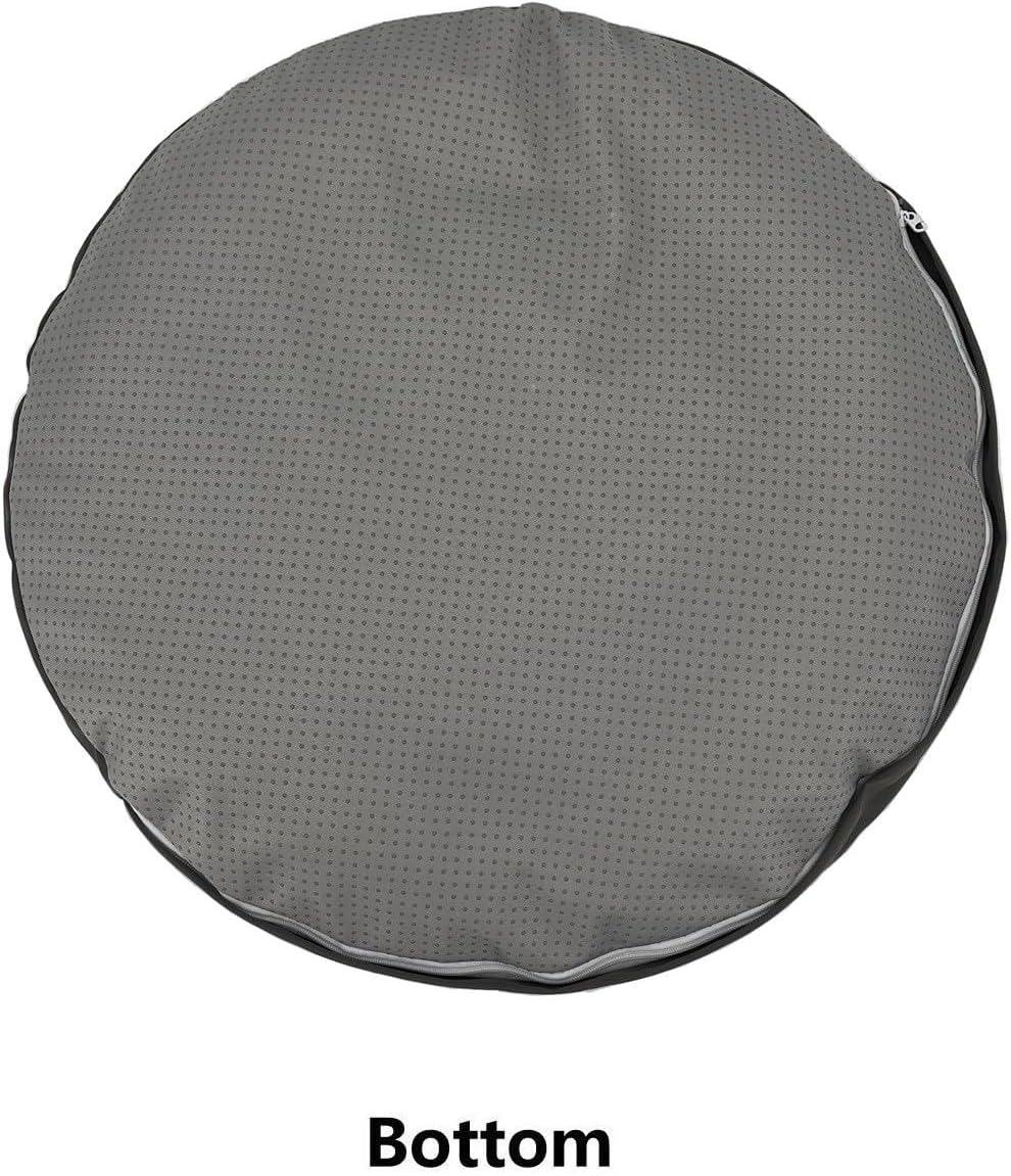 Waterproof Round Dog Bed Cover Canvas 44 Inch