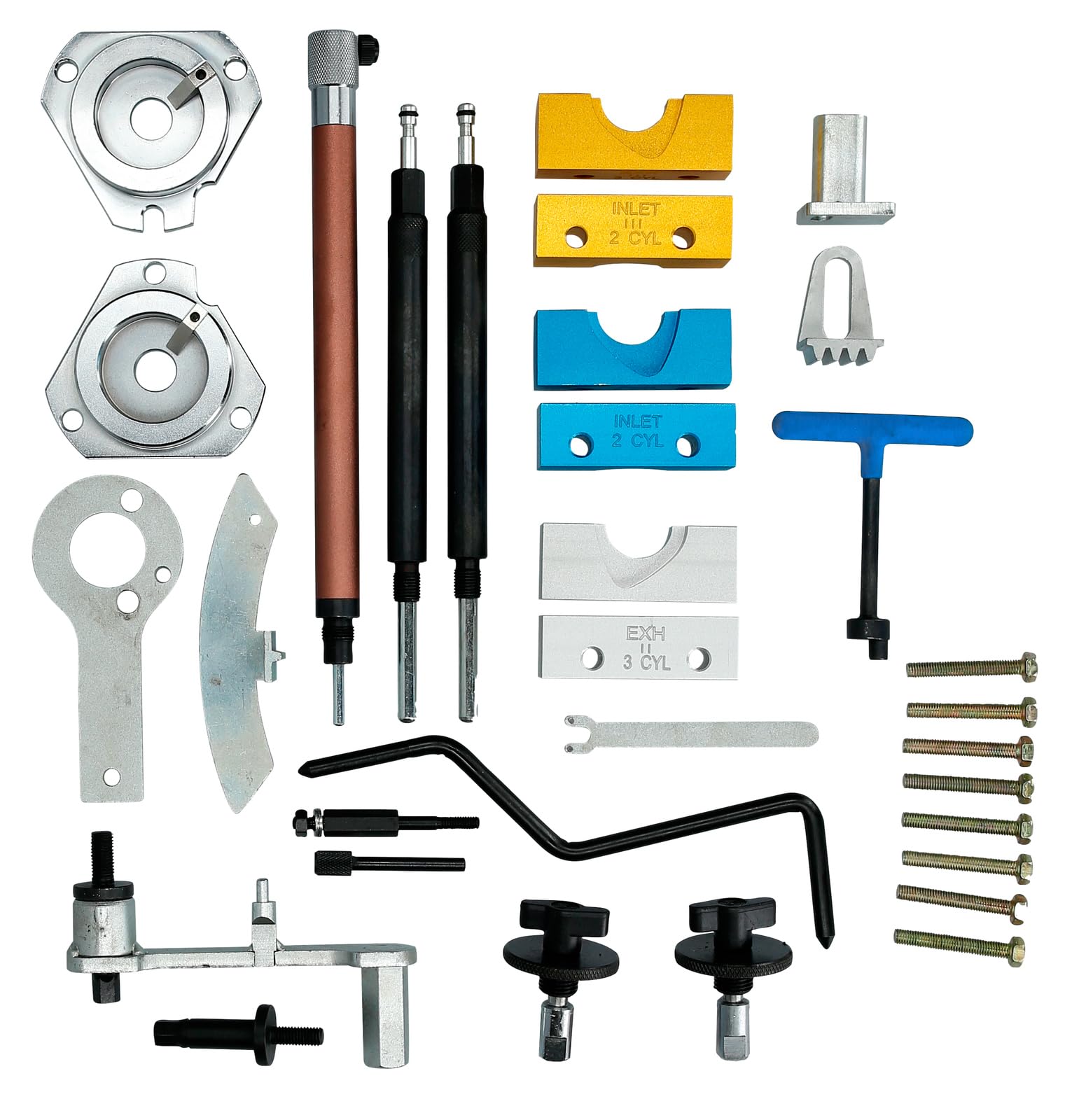 BRILLIANT TOOLS BT592800 Juego de herramientas de reglaje de motores para Fiat, Lancia [Powered by KS TOOLS]