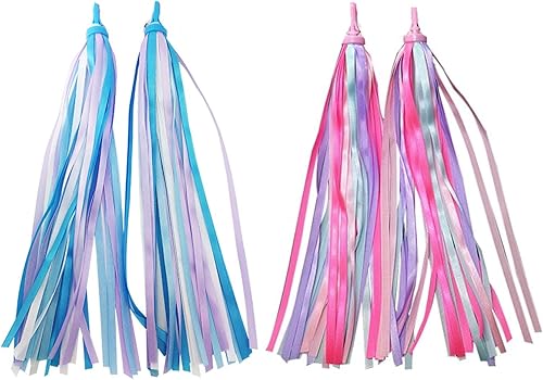 Paquete de 2 manillares delanteros de bicicleta para niños y niñas, accesorios de bicicleta para niños y niñas, accesorios de bicicleta para niños y