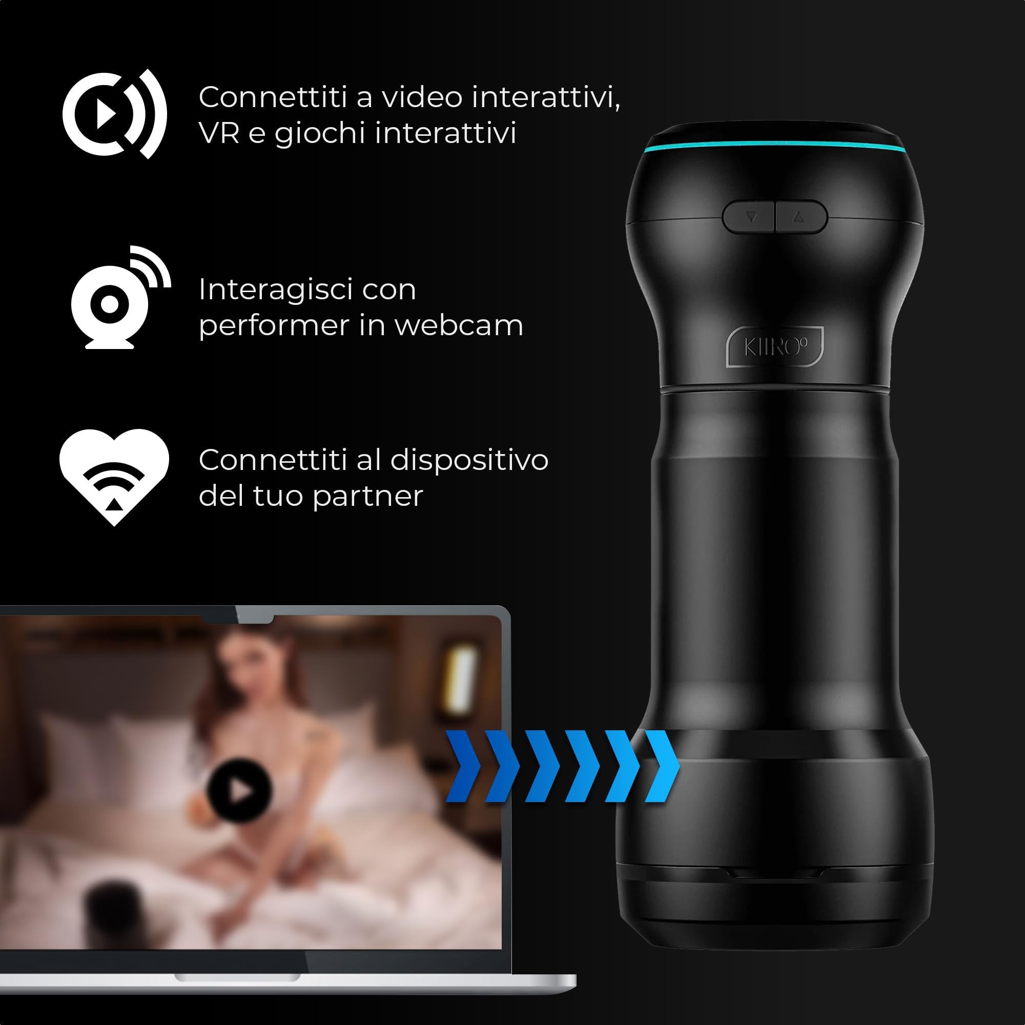 KIIROO PocketBlow Combo Macchina automatica per pompino