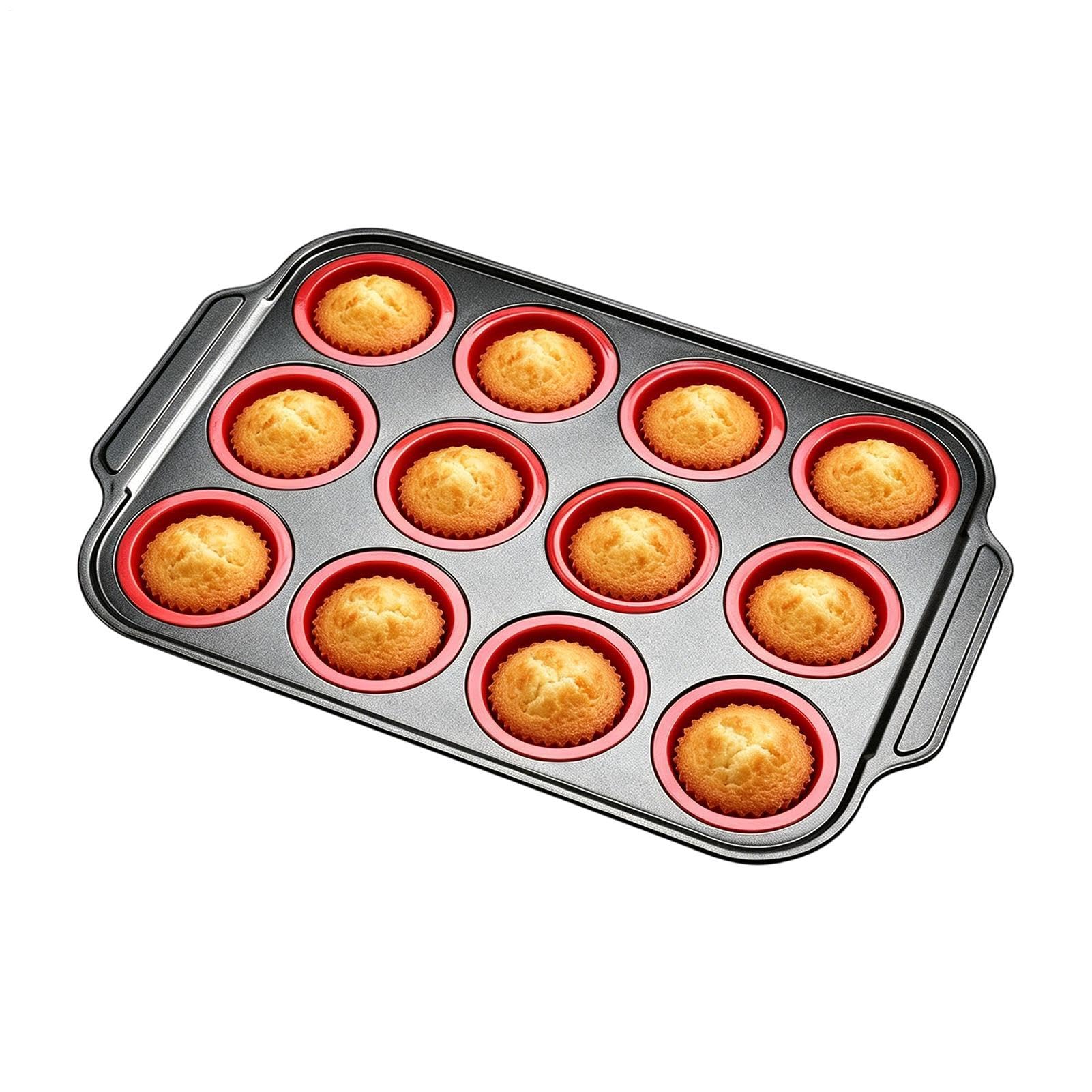 Moules à muffins en silicone pour cuisson Plateaux et moules de cuisson